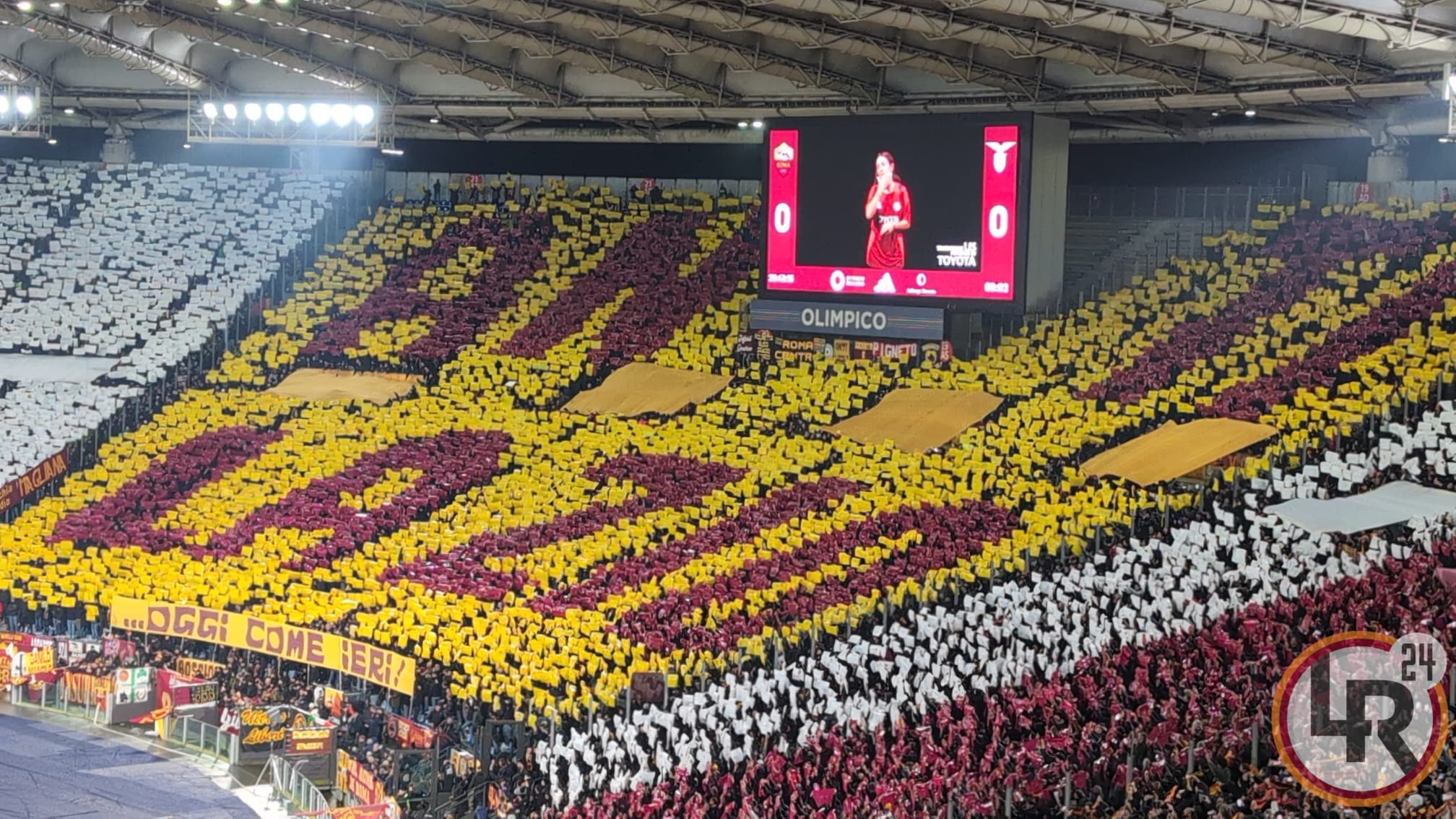 Roma Lazio La Coreografia Della Curva Sud Anti Lazio Oggi Come