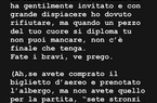 Instagram, De Rossi: “La Roma mi ha invitato a Budapest, ma non potrò esserci. Fate i bravi, ve prego” (FOTO)