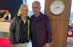 FOTO – Mourinho con la Navratilova: “Ha detto che avrebbe voluto giocare per me: grazie per avermi fatto sentire speciale”