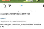 Instagram, il Wolfsburg si complimenta con la Roma per il percorso europeo: “Avete combattuto come lupi” (FOTO)