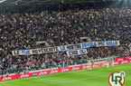 Atalanta-Roma, minuto di silenzio per Garlini: lo striscione dei tifosi bergamaschi (FOTO)
