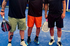 FOTO – Candela gioca a padel con Totti e De Rossi: “Manca il quarto, chi viene?”