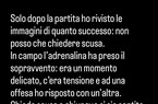 Instagram, le scuse di Folorunsho per le offese a Hermoso: “L’adrenalina ha preso il sopravvento. Si dice dopo la partita finisce tutto” (FOTO)