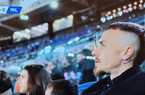 FOTO – Roma-Milan, Angelino in tribuna ad assistere al match