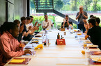 Roma, pranzo a Trigoria. Gasp ringrazia la squadra