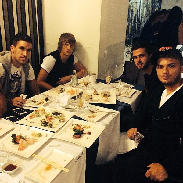 pjanic-strootman-jedvaj-ljajic-instagram