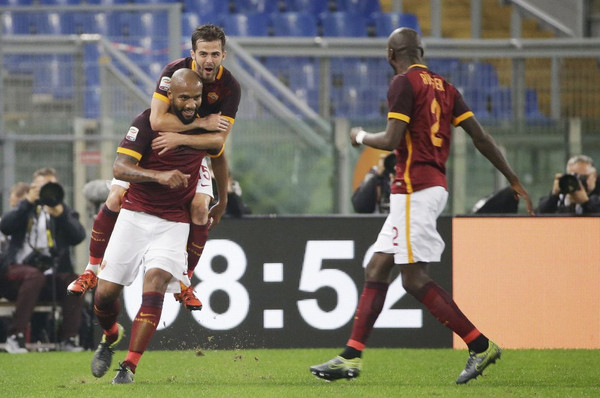 maicon-pjanic-esultano-roma-udinese