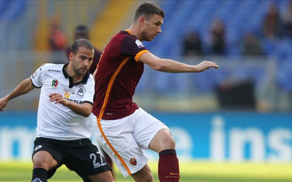 dzeko-roma-spezia