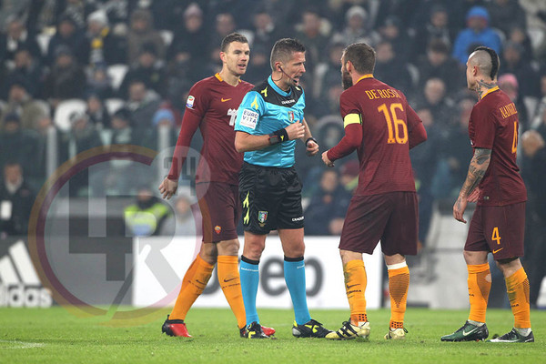 de-rossi-dzeko-orsato-proteste-juve-roma