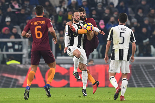 higuain-fazio-strootman-pjanic-juve-roma