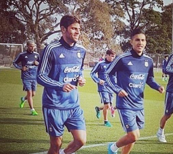 fazio-paredes-sorriso-allenamento-argentina