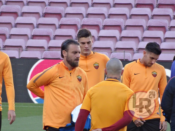 de-rossi-schick-pellegrini-allenamento