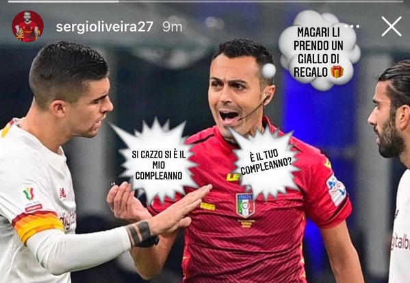 Foto - Instagram, Gli Auguri Ironici Di Oliveira A Mancini: «Un Giallo Come  Regalo» » Laroma24.It – Tutte Le News, Notizie, Approfondimenti Live Sulla  As Roma